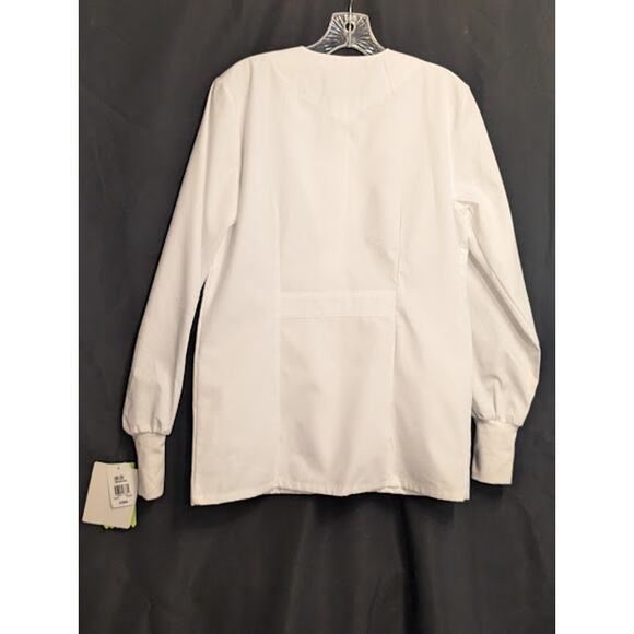 Landau, Maternity XS 4 pocket front snap closure warm-up scrub jacket - Picture 6 of 8